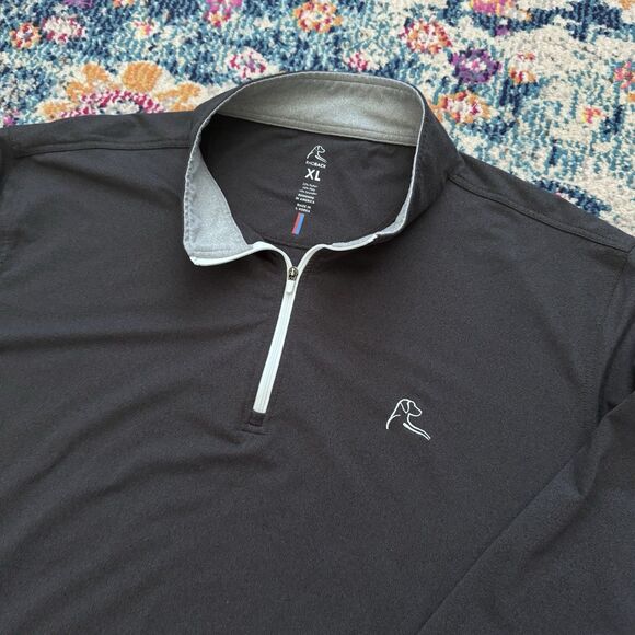 Rhoback Quarter Zip Men’s XL Blue Golf Performance Pullover - Picture 4 of 7